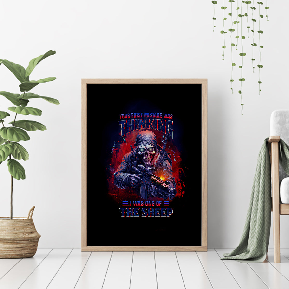 Your First Mistake Was Thinking Canvas Wall Art - Wonder Print Shop