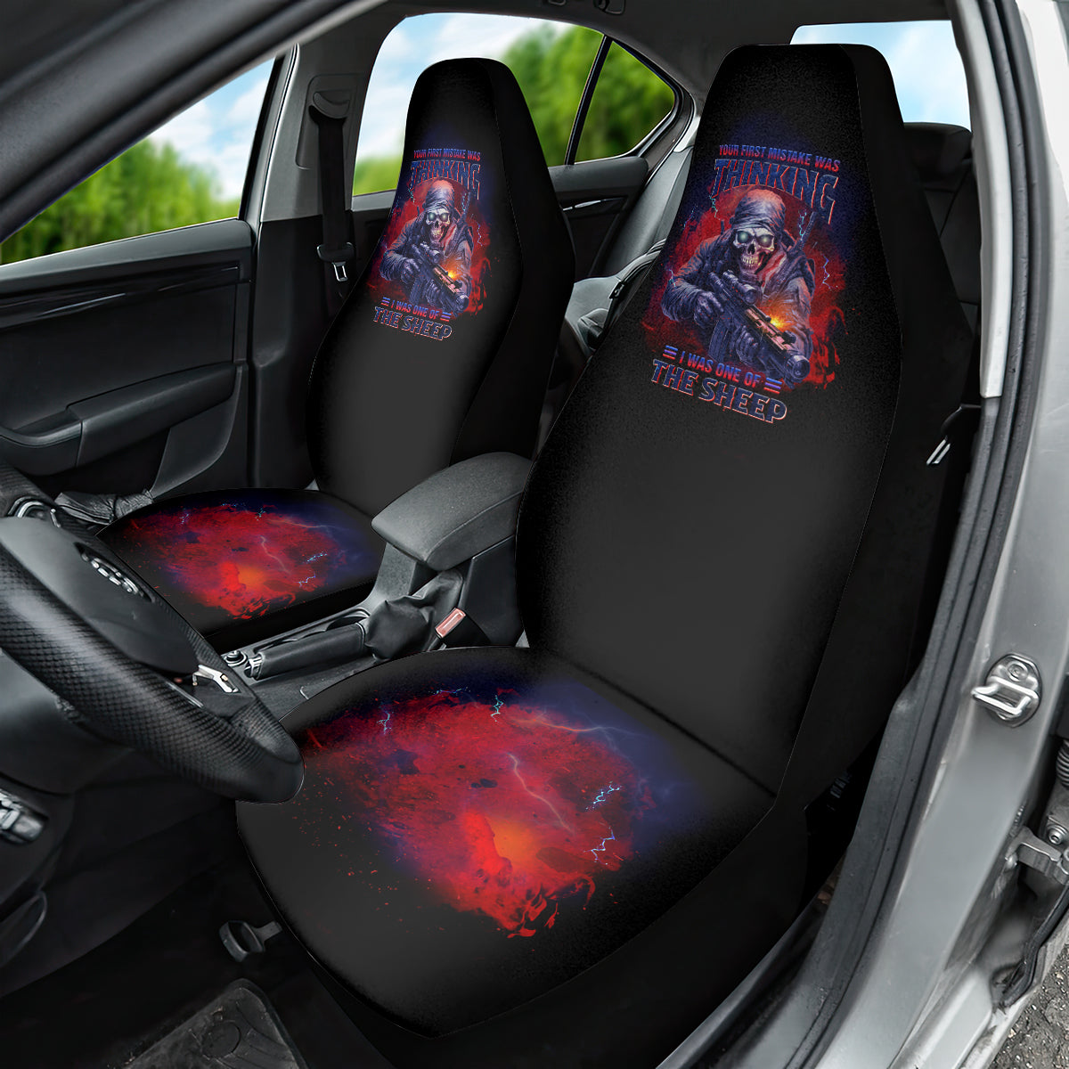 Your First Mistake Was Thinking Car Seat Cover - Wonder Print Shop