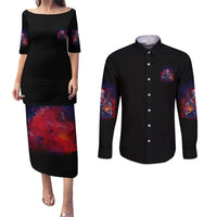 Your First Mistake Was Thinking Couples Matching Puletasi Dress and Long Sleeve Button Shirt - Wonder Print Shop