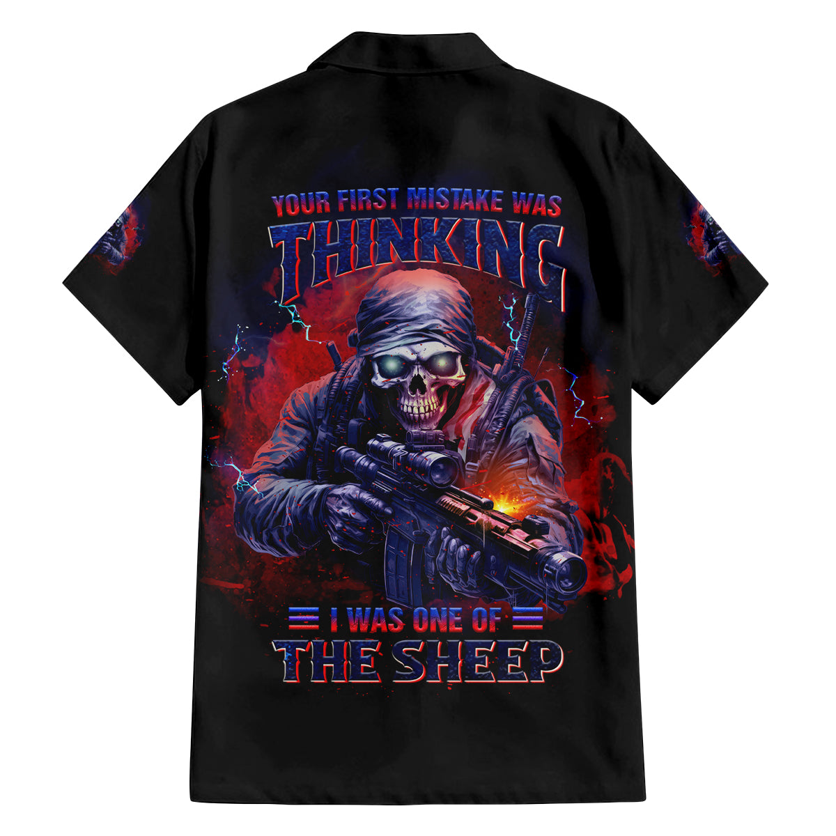 Your First Mistake Was Thinking Family Matching Off Shoulder Maxi Dress and Hawaiian Shirt - Wonder Print Shop