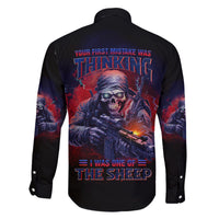 Your First Mistake Was Thinking Family Matching Off Shoulder Maxi Dress and Hawaiian Shirt - Wonder Print Shop