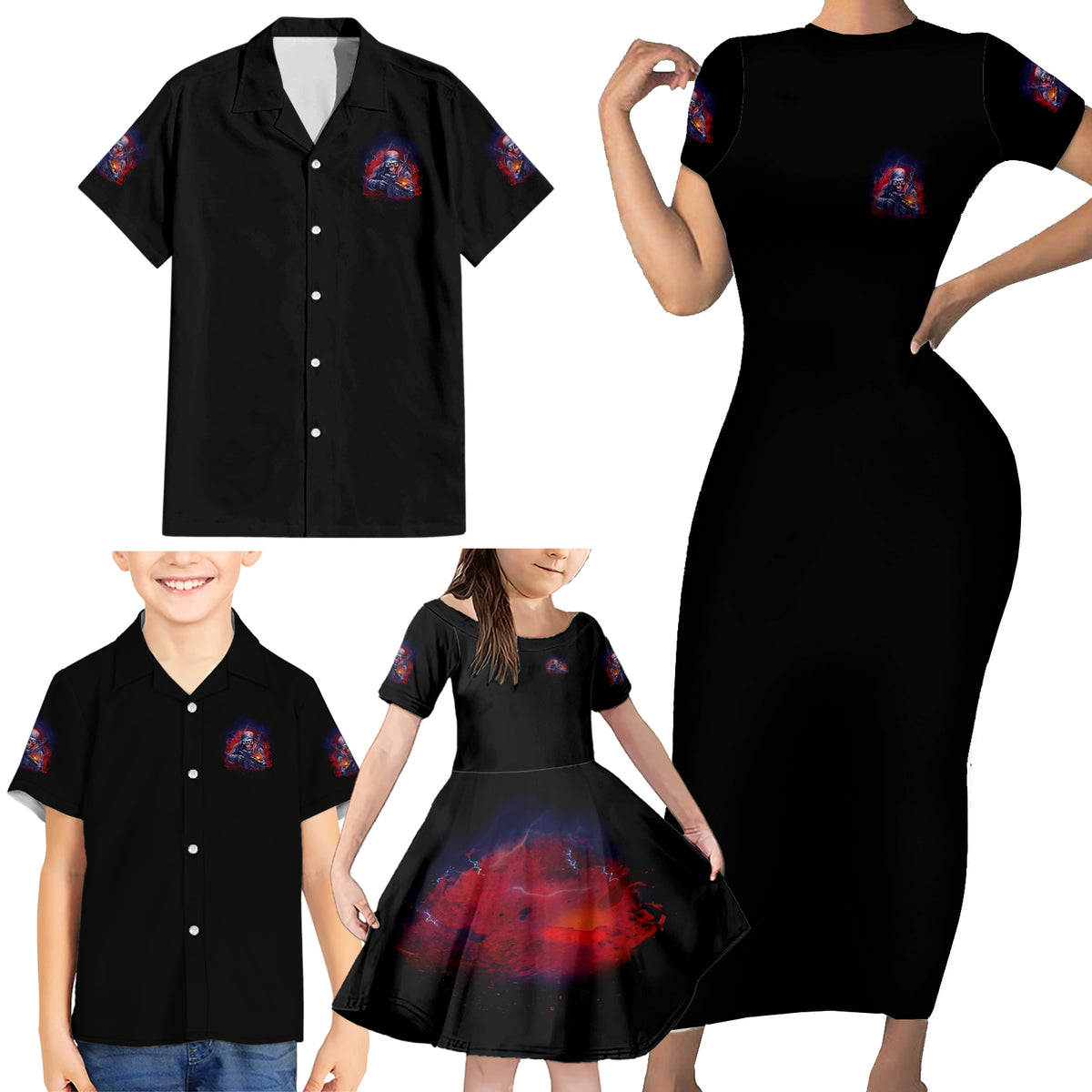Your First Mistake Was Thinking Family Matching Short Sleeve Bodycon Dress and Hawaiian Shirt - Wonder Print Shop