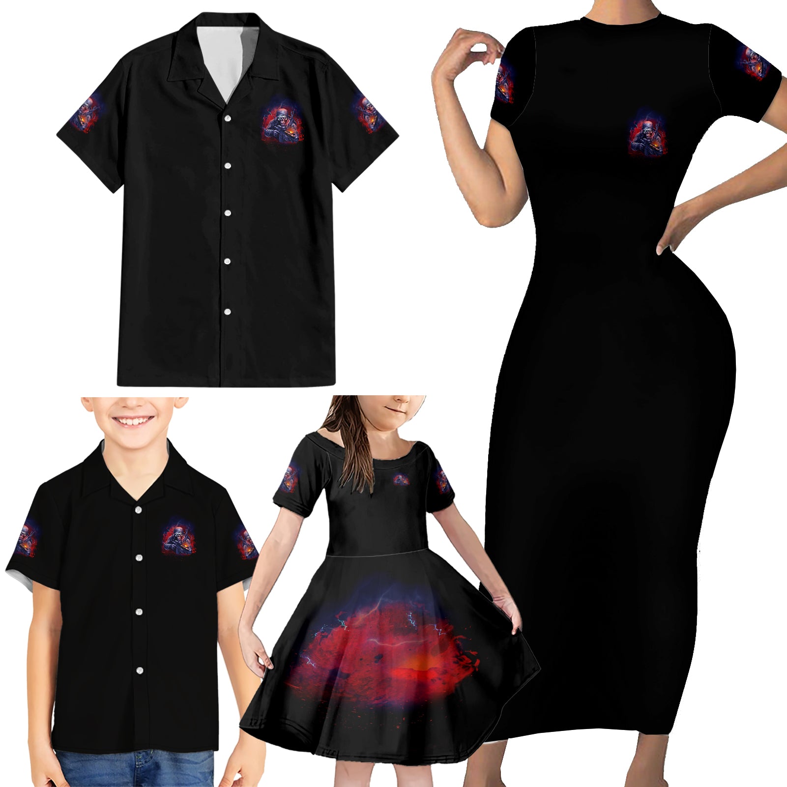 Your First Mistake Was Thinking Family Matching Short Sleeve Bodycon Dress and Hawaiian Shirt - Wonder Print Shop
