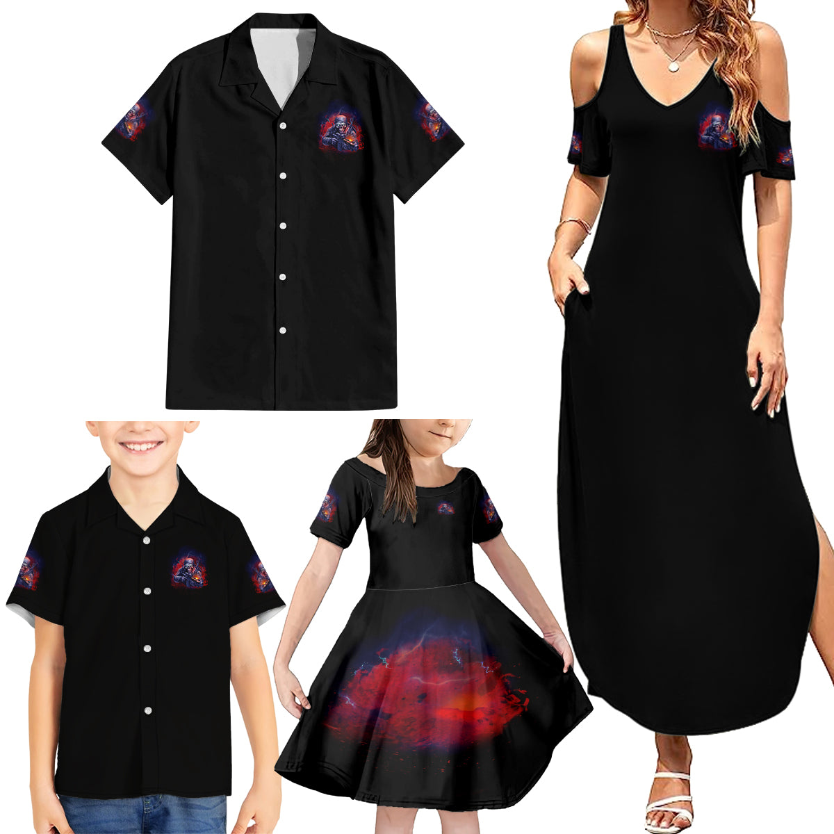 Your First Mistake Was Thinking Family Matching Summer Maxi Dress and Hawaiian Shirt - Wonder Print Shop