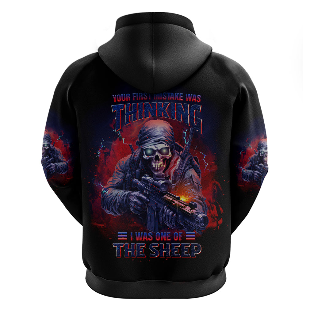 Your First Mistake Was Thinking Hoodie - Wonder Print Shop