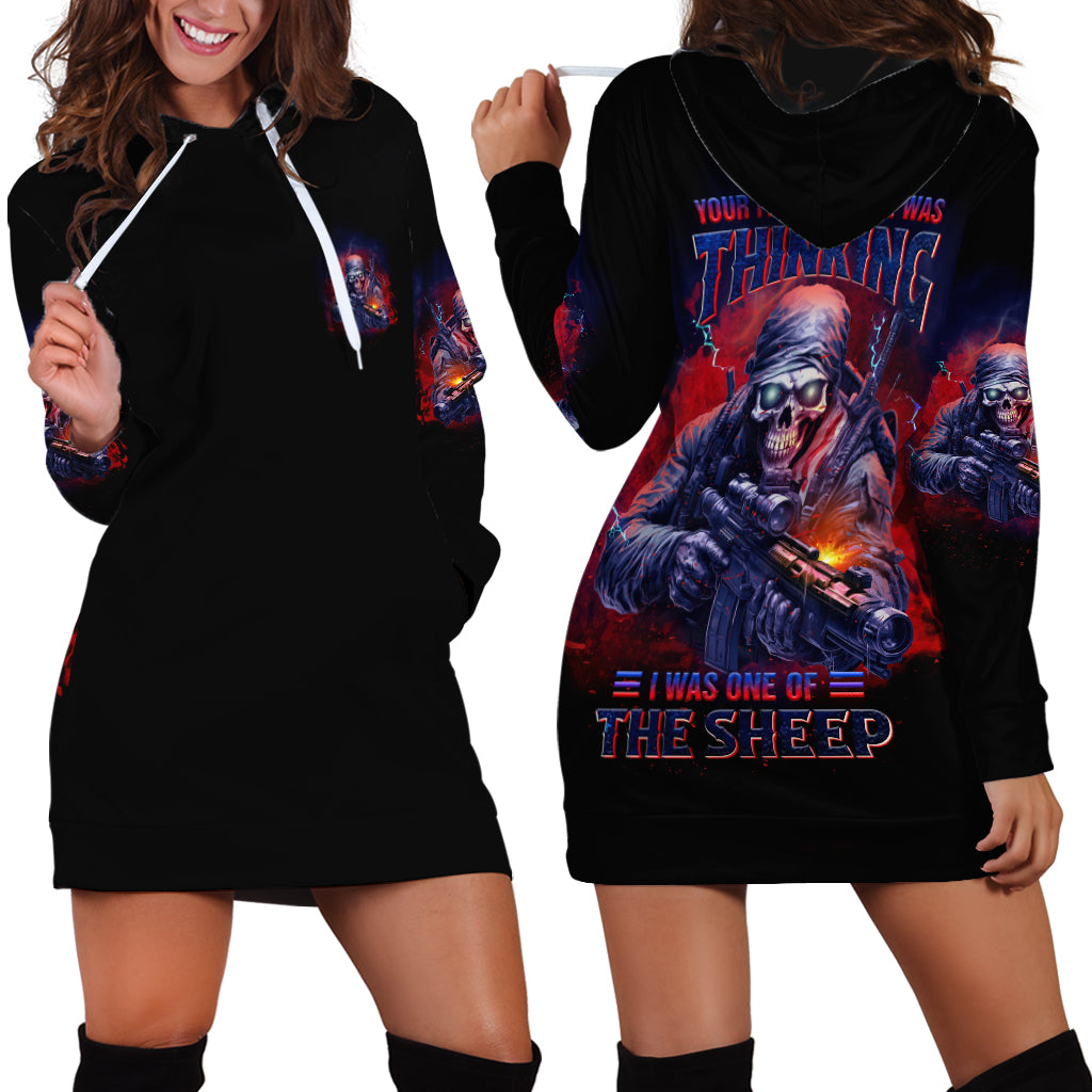 Your First Mistake Was Thinking Hoodie Dress - Wonder Print Shop