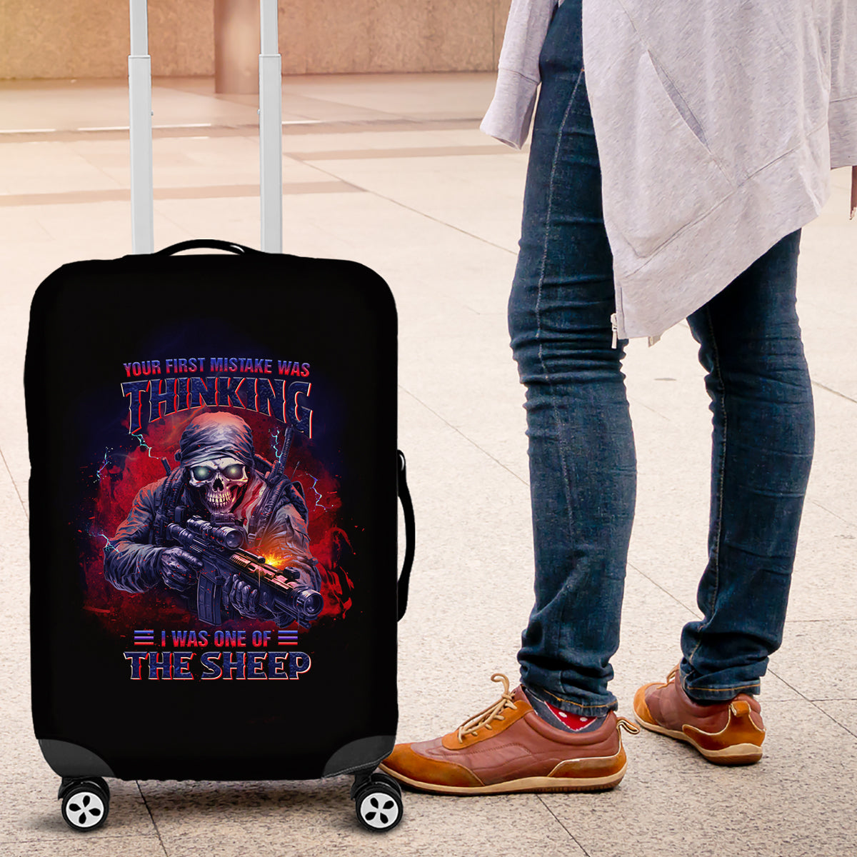 Your First Mistake Was Thinking Luggage Cover - Wonder Print Shop