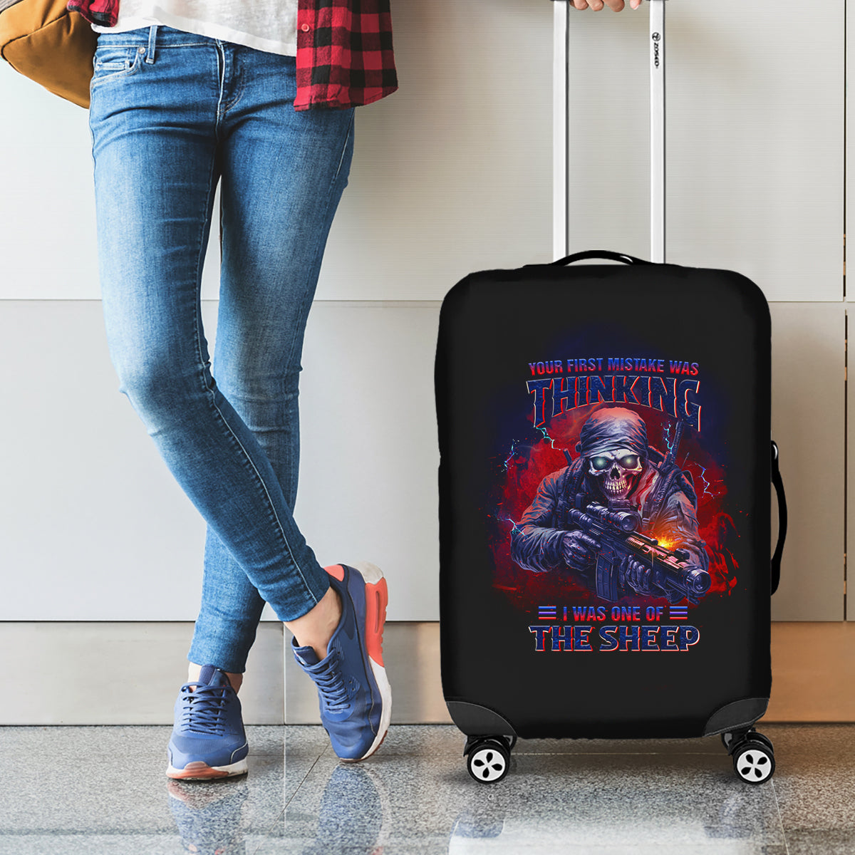 Your First Mistake Was Thinking Luggage Cover - Wonder Print Shop