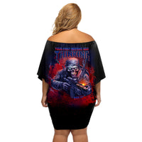Your First Mistake Was Thinking Off Shoulder Short Dress - Wonder Print Shop