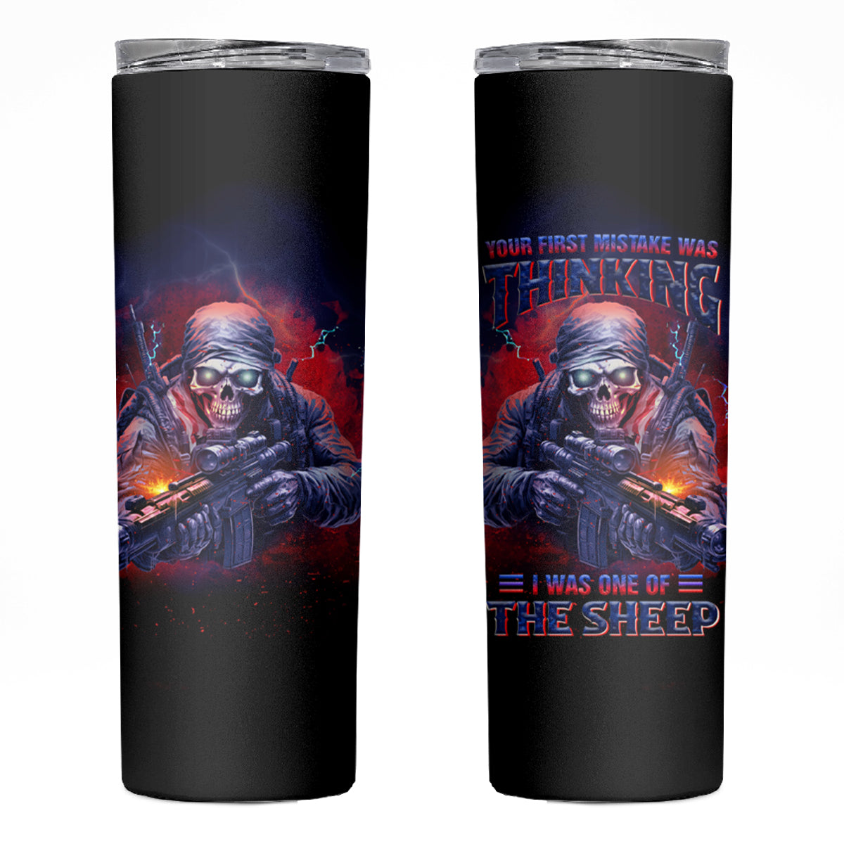 Your First Mistake Was Thinking Skinny Tumbler - Wonder Print Shop