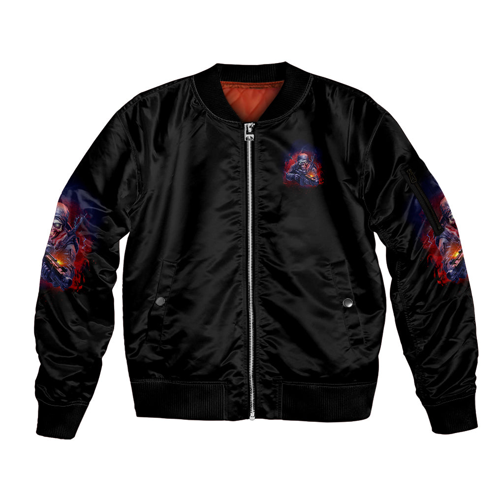 Your First Mistake Was Thinking Sleeve Zip Bomber Jacket - Wonder Print Shop