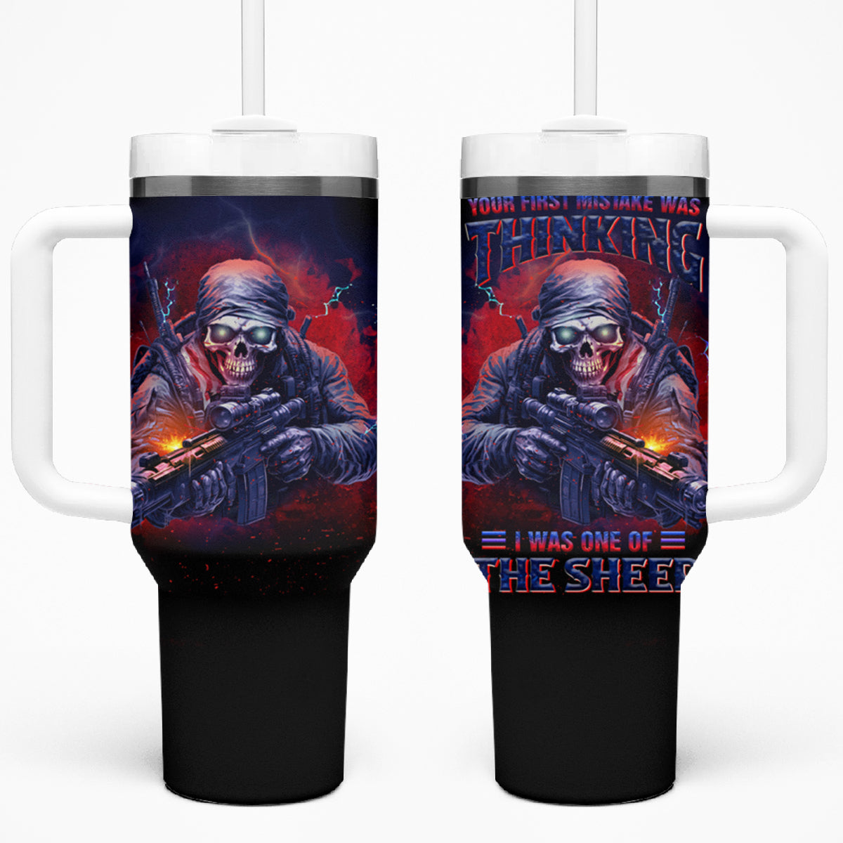 Your First Mistake Was Thinking Tumbler With Handle - Wonder Print Shop