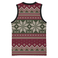 Skeleton Candy Cane Christmas Basketball Jersey Xmas Holiday Patterns - Wonder Print Shop