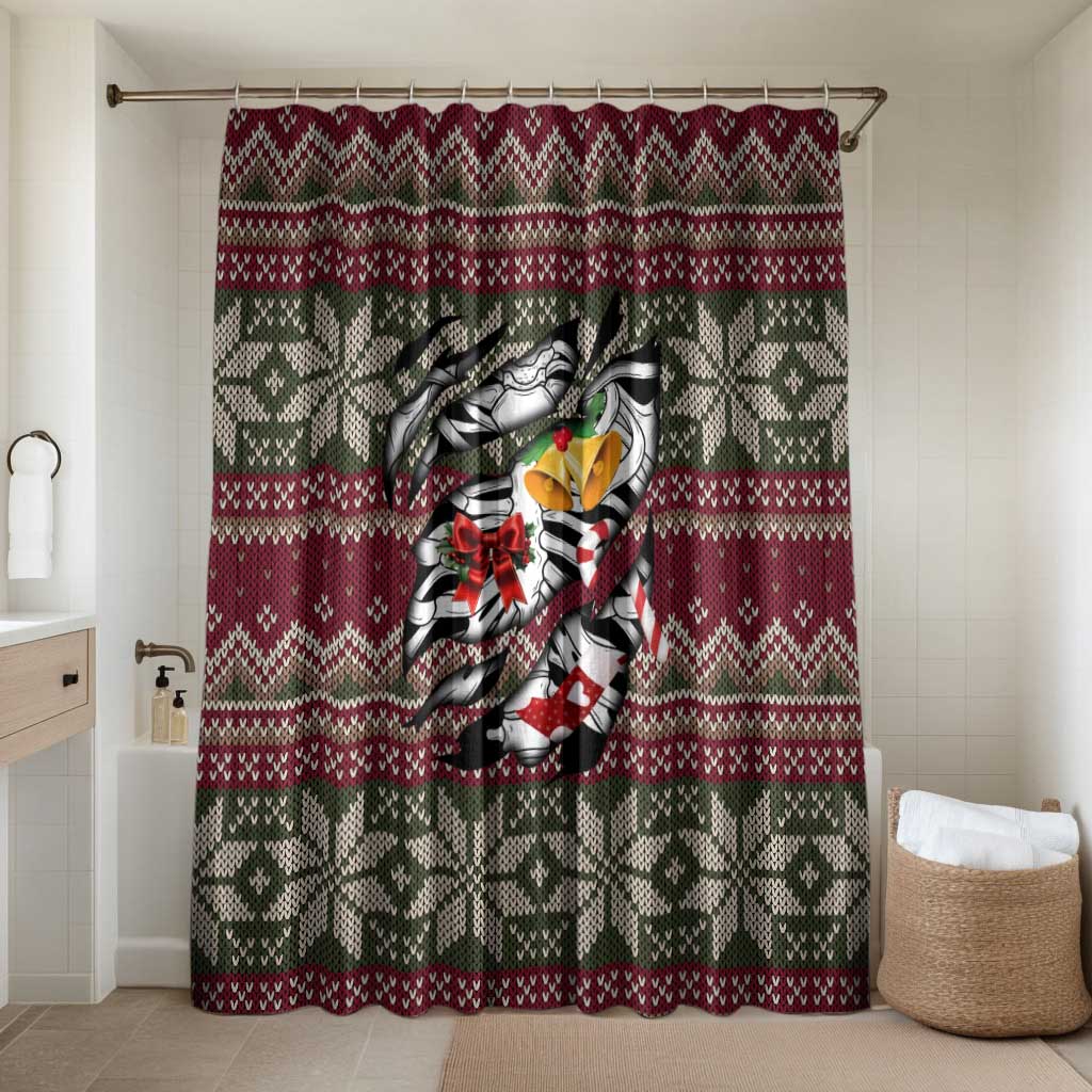 Skeleton Candy Cane Christmas Bathroom Set Xmas Holiday Patterns - Wonder Print Shop