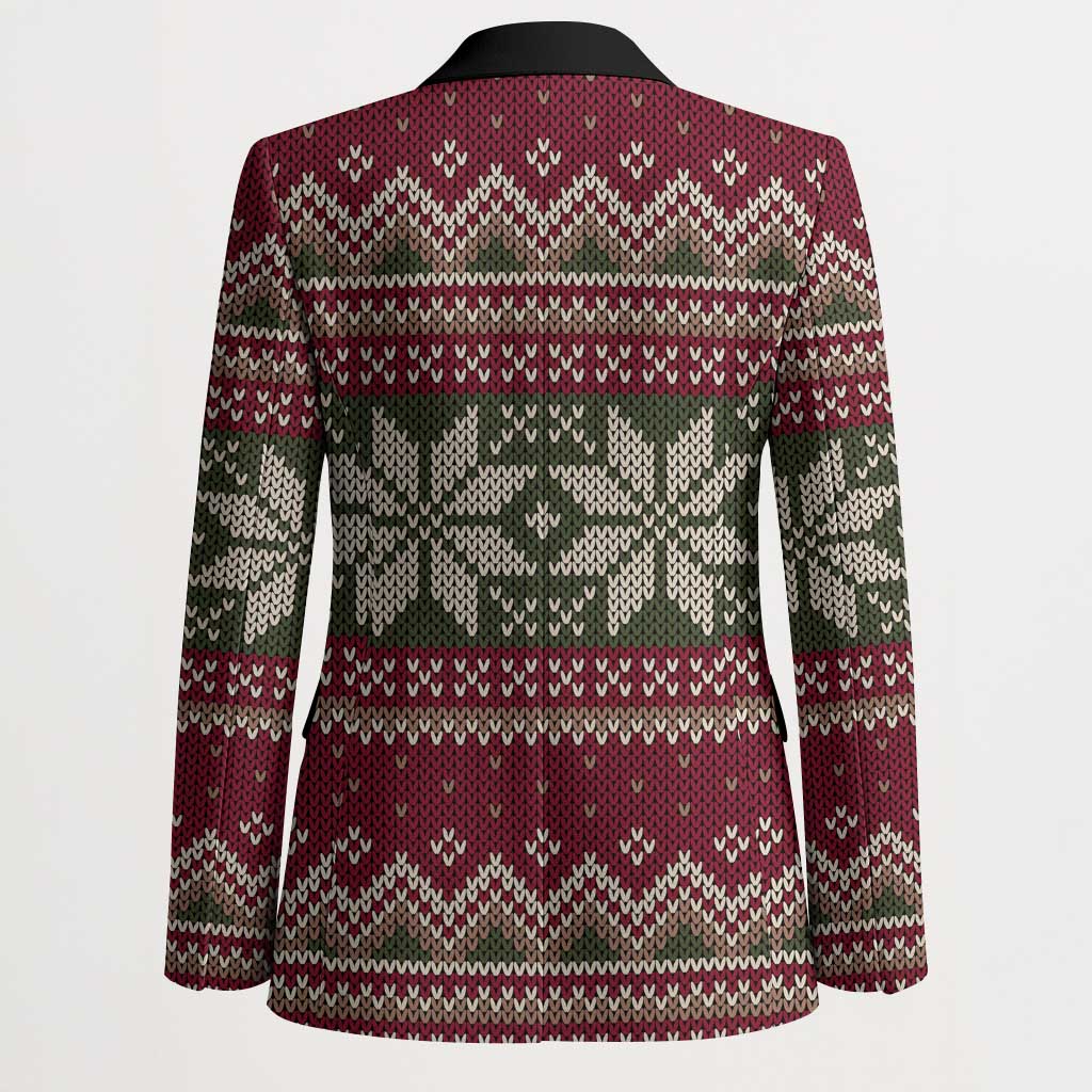 Skeleton Candy Cane Christmas Blazer Xmas Holiday Patterns - Wonder Print Shop