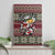Skeleton Candy Cane Christmas Canvas Wall Art Xmas Holiday Patterns - Wonder Print Shop
