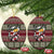 Skeleton Candy Cane Christmas Ceramic Ornament Xmas Holiday Patterns - Wonder Print Shop