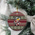 Skeleton Candy Cane Christmas Ceramic Ornament Xmas Holiday Patterns - Wonder Print Shop