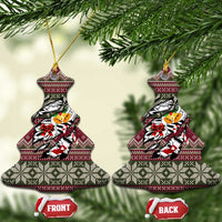 Skeleton Candy Cane Christmas Ceramic Ornament Xmas Holiday Patterns - Wonder Print Shop