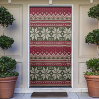 Skeleton Candy Cane Christmas Door Cover Xmas Holiday Patterns - Wonder Print Shop