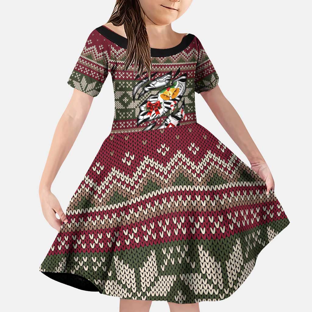 Skeleton Candy Cane Christmas Family Matching Puletasi and Hawaiian Shirt Xmas Holiday Patterns - Wonder Print Shop