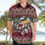 Skeleton Candy Cane Christmas Hawaiian Shirt Xmas Holiday Patterns - Wonder Print Shop