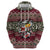 Skeleton Candy Cane Christmas Hoodie Xmas Holiday Patterns - Wonder Print Shop