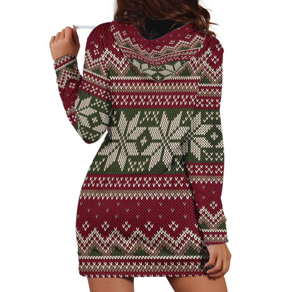 Skeleton Candy Cane Christmas Hoodie Dress Xmas Holiday Patterns - Wonder Print Shop