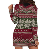 Skeleton Candy Cane Christmas Hoodie Dress Xmas Holiday Patterns - Wonder Print Shop