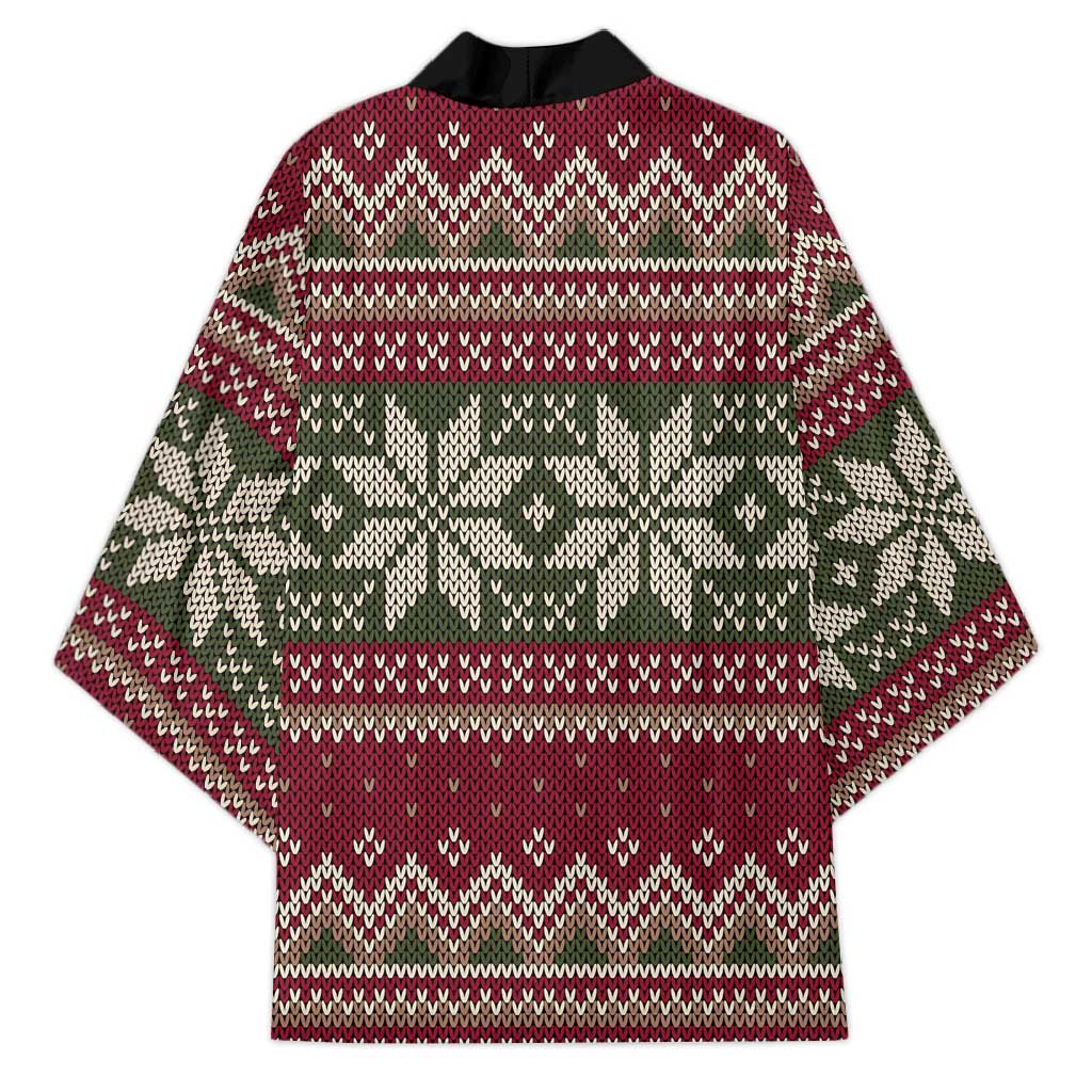 Skeleton Candy Cane Christmas Kimono Xmas Holiday Patterns - Wonder Print Shop