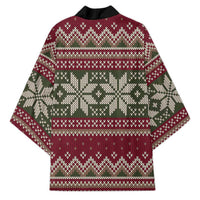 Skeleton Candy Cane Christmas Kimono Xmas Holiday Patterns - Wonder Print Shop