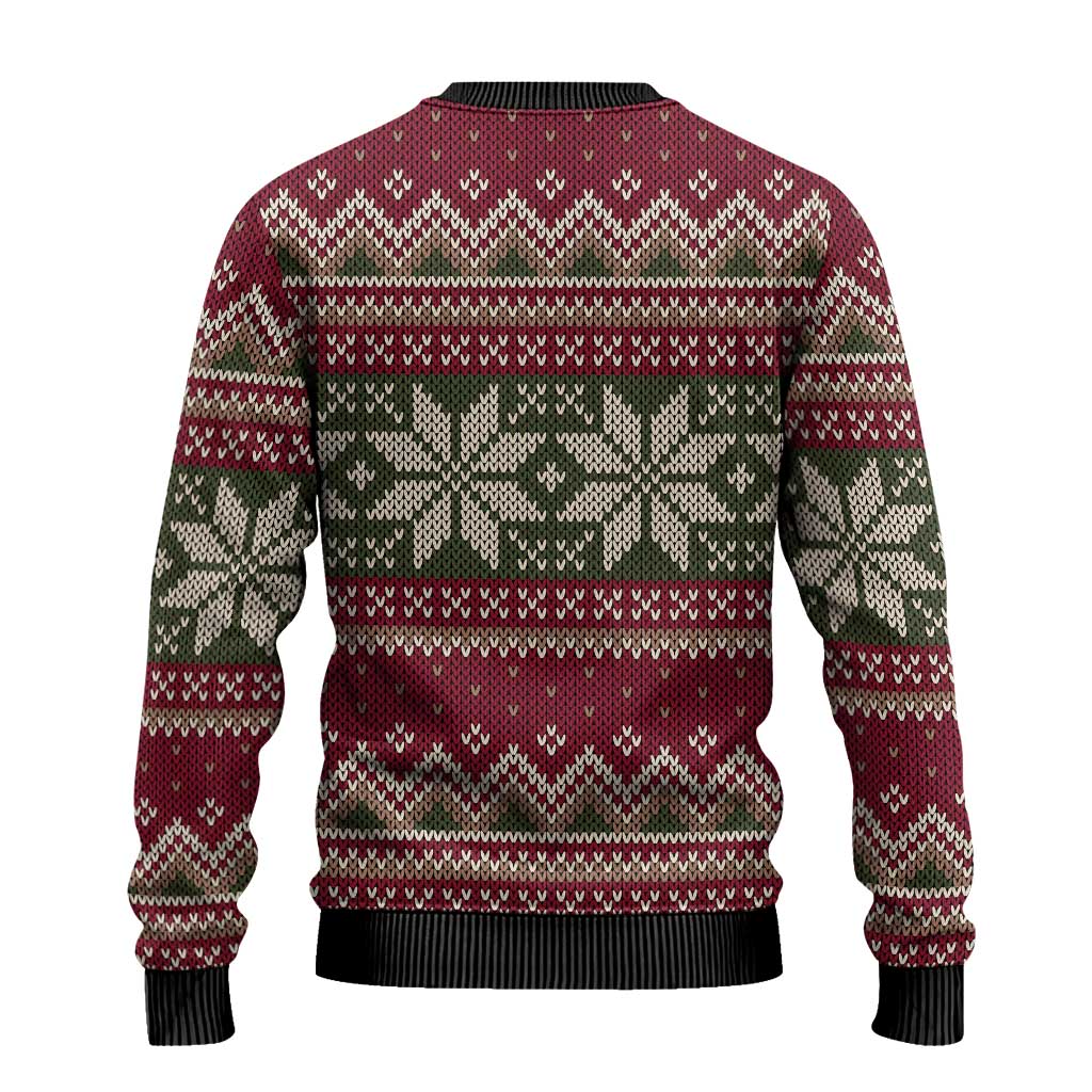Skeleton Candy Cane Christmas Ugly Christmas Sweater Xmas Holiday Patterns - Wonder Print Shop