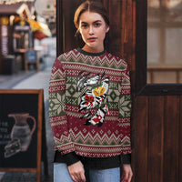 Skeleton Candy Cane Christmas Ugly Christmas Sweater Xmas Holiday Patterns - Wonder Print Shop