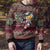 Skeleton Candy Cane Christmas Ugly Christmas Sweater Xmas Holiday Patterns - Wonder Print Shop