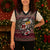 Skeleton Candy Cane Christmas Knitted V-Neck Vest Xmas Holiday Patterns - Wonder Print Shop