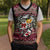 Skeleton Candy Cane Christmas Knitted V-Neck Vest Xmas Holiday Patterns - Wonder Print Shop