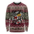 Skeleton Candy Cane Christmas Long Sleeve Shirt Xmas Holiday Patterns - Wonder Print Shop