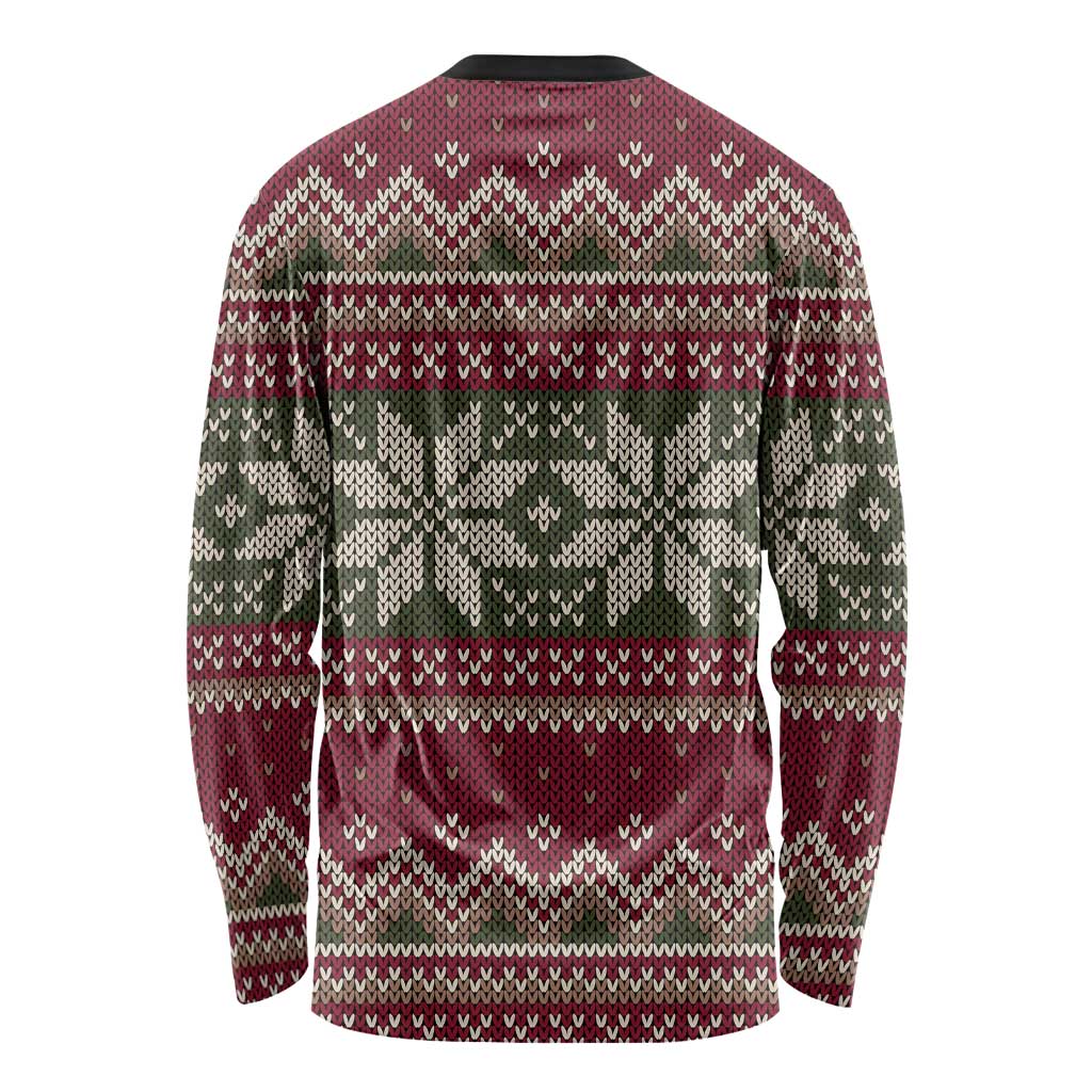 Skeleton Candy Cane Christmas Long Sleeve Shirt Xmas Holiday Patterns - Wonder Print Shop