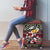 Skeleton Candy Cane Christmas Luggage Cover Xmas Holiday Patterns - Wonder Print Shop