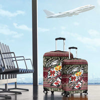 Skeleton Candy Cane Christmas Luggage Cover Xmas Holiday Patterns - Wonder Print Shop