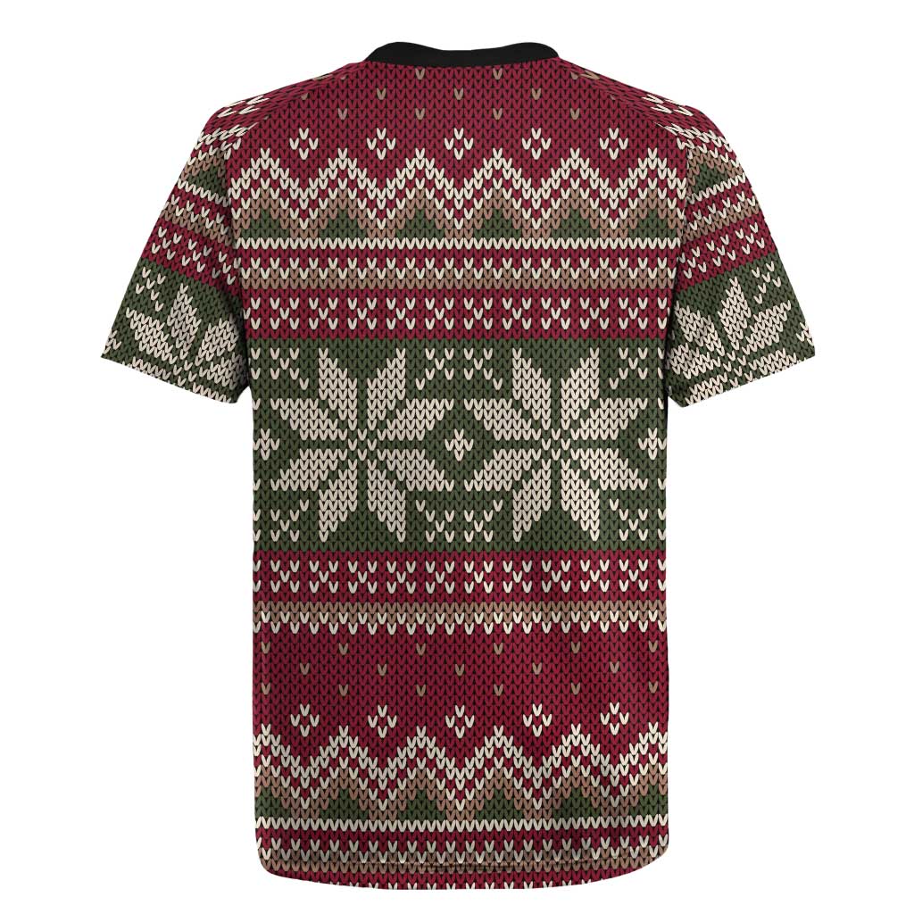 Skeleton Candy Cane Christmas Rugby Jersey Xmas Holiday Patterns - Wonder Print Shop