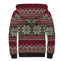 Skeleton Candy Cane Christmas Sherpa Hoodie Xmas Holiday Patterns - Wonder Print Shop