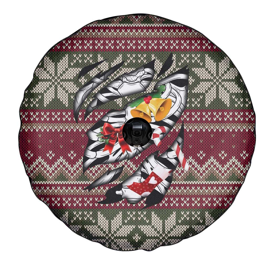 Skeleton Candy Cane Christmas Spare Tire Cover Xmas Holiday Patterns - Wonder Print Shop