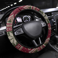 Skeleton Candy Cane Christmas Steering Wheel Cover Xmas Holiday Patterns - Wonder Print Shop
