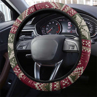 Skeleton Candy Cane Christmas Steering Wheel Cover Xmas Holiday Patterns - Wonder Print Shop