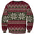 Skeleton Candy Cane Christmas Sweatshirt Xmas Holiday Patterns - Wonder Print Shop