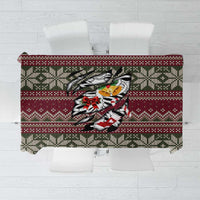 Skeleton Candy Cane Christmas Tablecloth Xmas Holiday Patterns - Wonder Print Shop