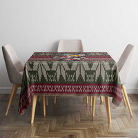 Skeleton Candy Cane Christmas Tablecloth Xmas Holiday Patterns - Wonder Print Shop