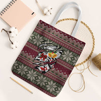 Skeleton Candy Cane Christmas Tote Bag Xmas Holiday Patterns - Wonder Print Shop