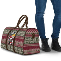 Skeleton Candy Cane Christmas Travel Bag Xmas Holiday Patterns - Wonder Print Shop